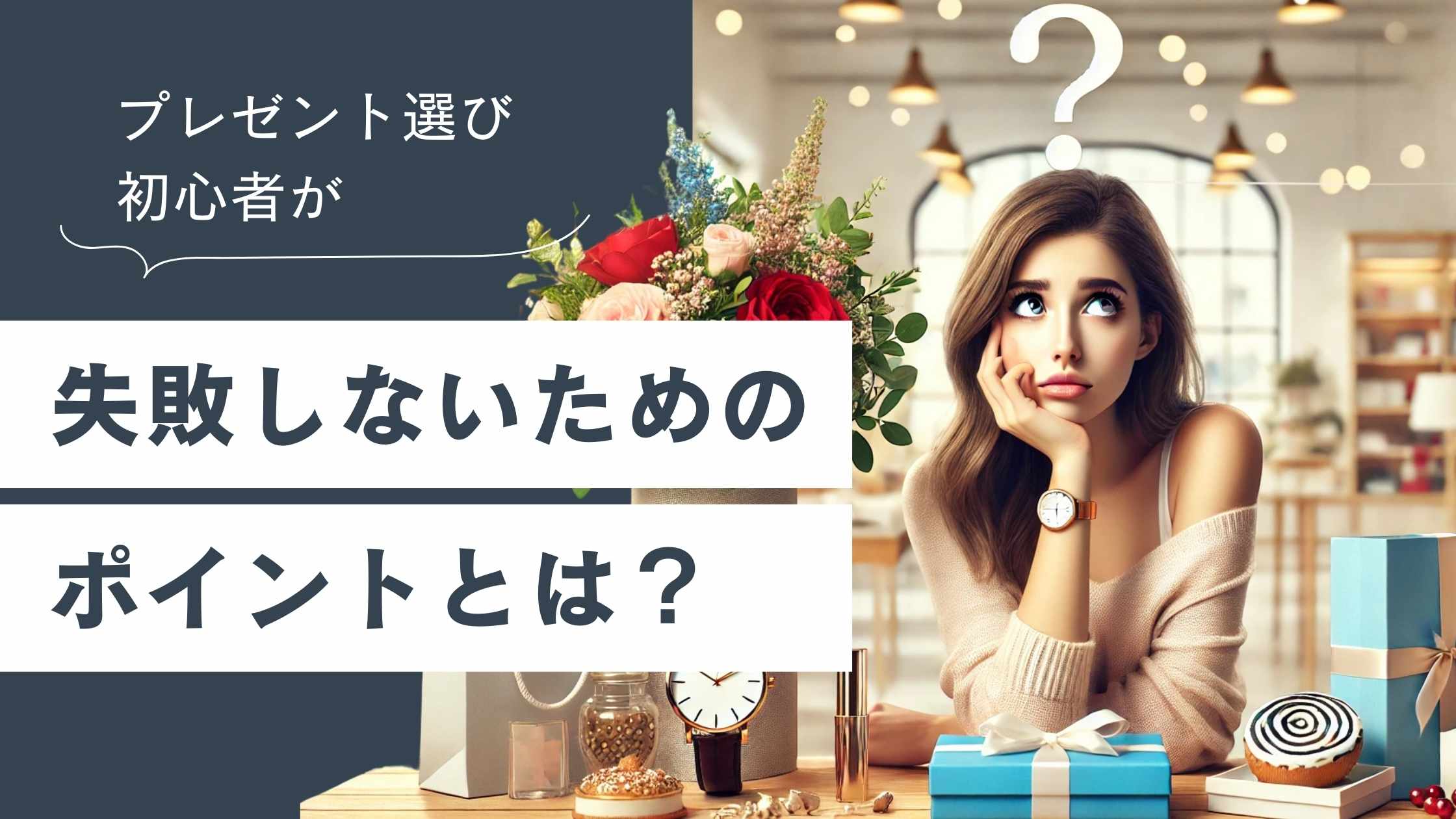 プレゼント選び初心者が失敗しないためのポイントとは？